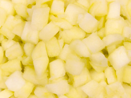 Apple Diced 10x10mm Solid Pack 2x5kg