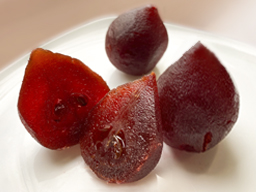 Glace Pears Red Candied 4kg